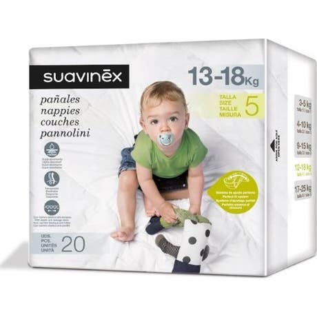 Suavinex Pañales T-5 13-18kg 20 uds