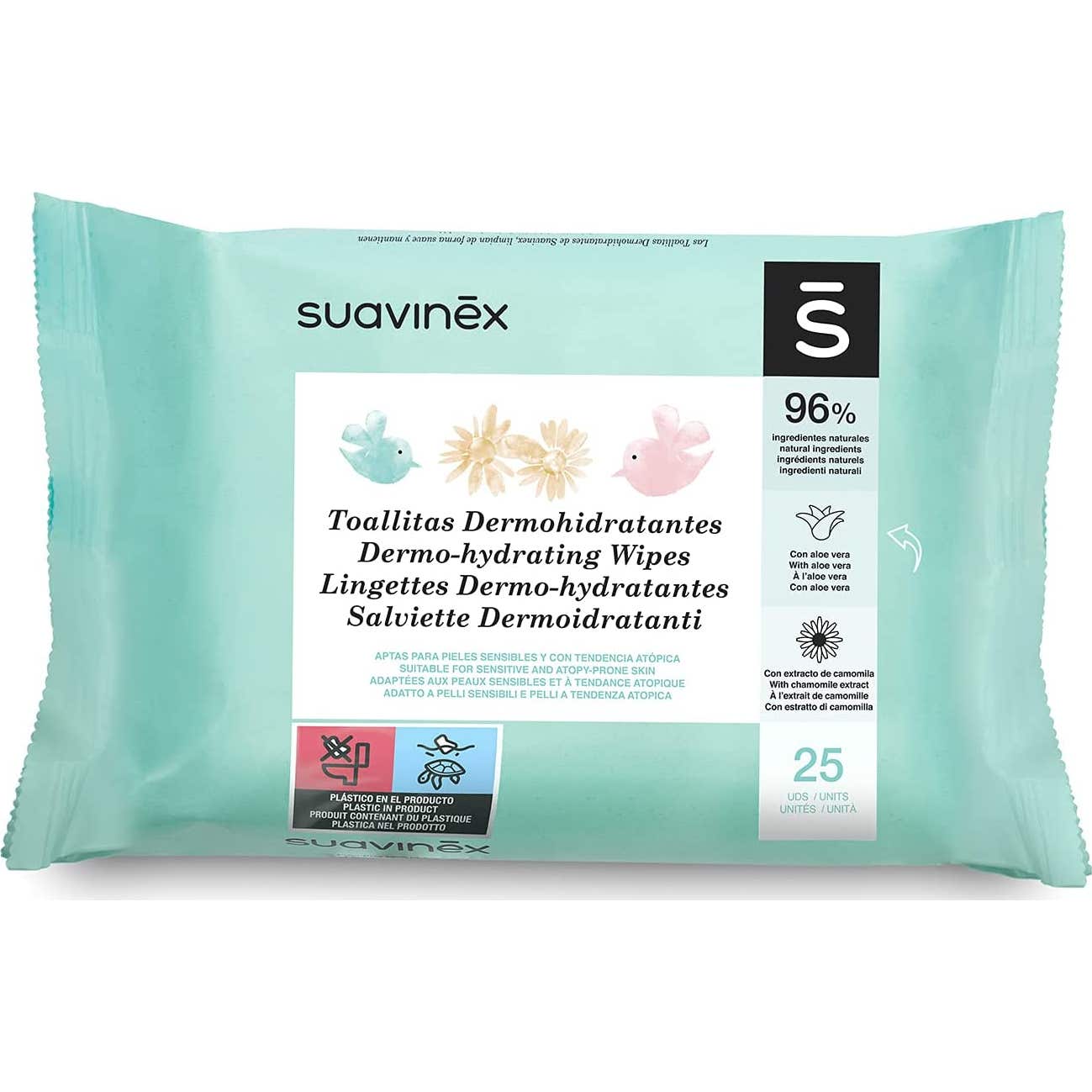 Suavinex Toallitas Húmedas Dermohidratantes 25uds