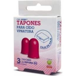 VP Natura tapones espuma cónicos 6uds