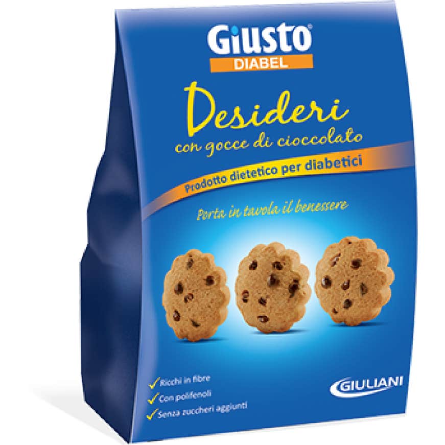 Giusto Diabel Galletas Desideri Gotas de Chocolate 150g