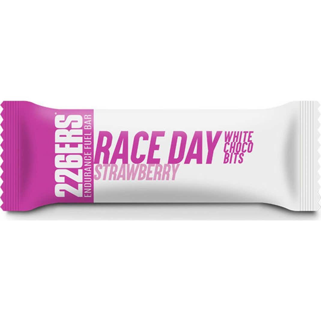 226Ers Race Day Bar Choco Bits Chocolate Blanco Fresa 40g | Natural Doctor