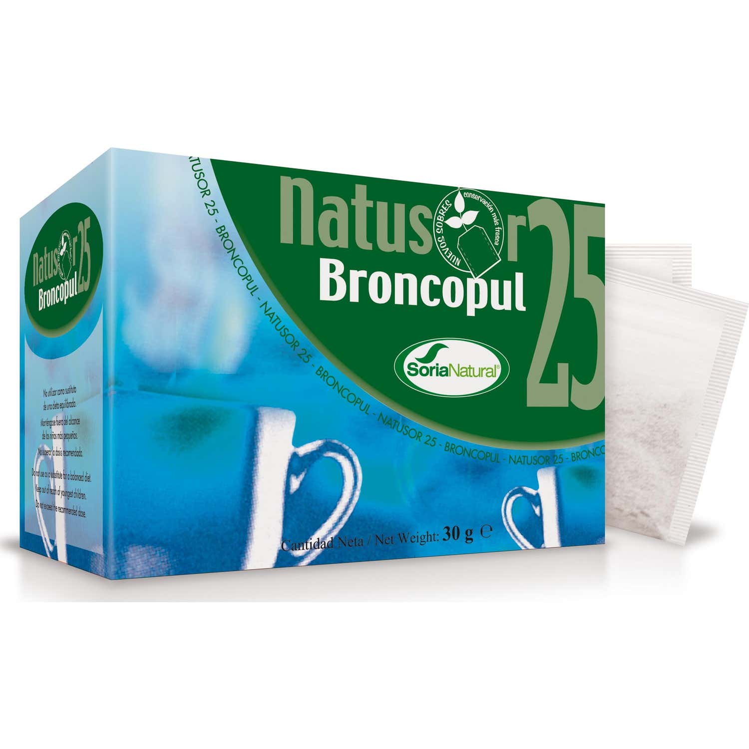 Soria Natural Natusor 25 - Broncopul 20 filtros