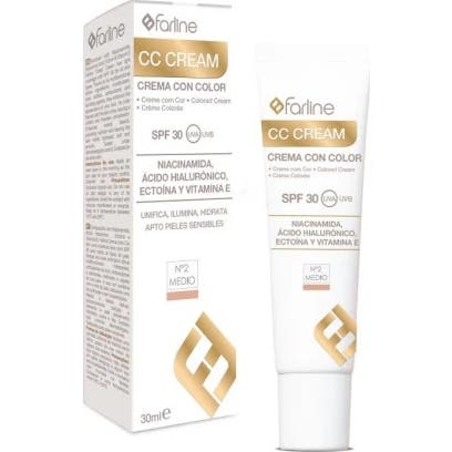 Farline Cc Cream Nº2 Color Medio 30 ml