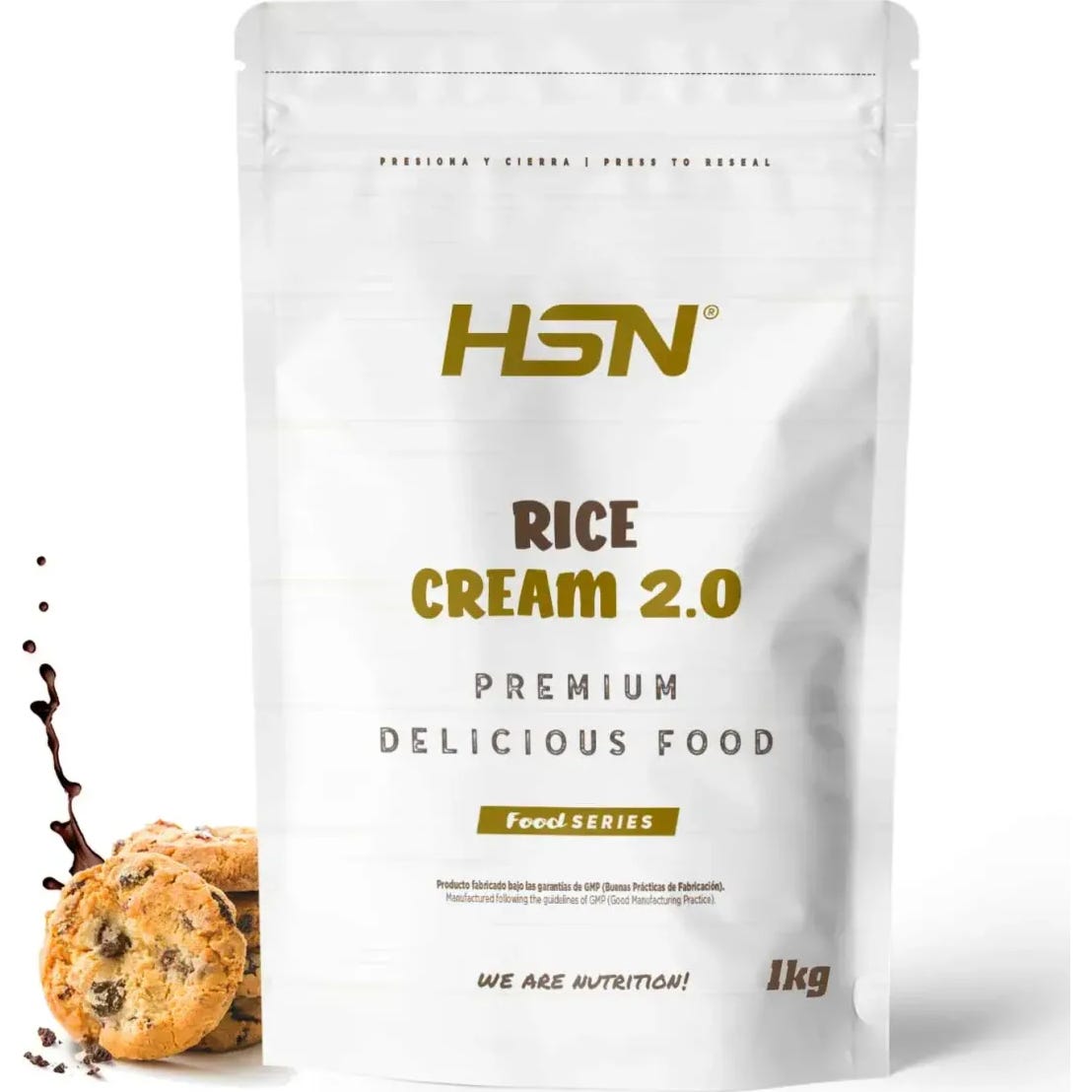 HSN Crema de Arroz 2.0 Chocolate y Galletas 1kg
