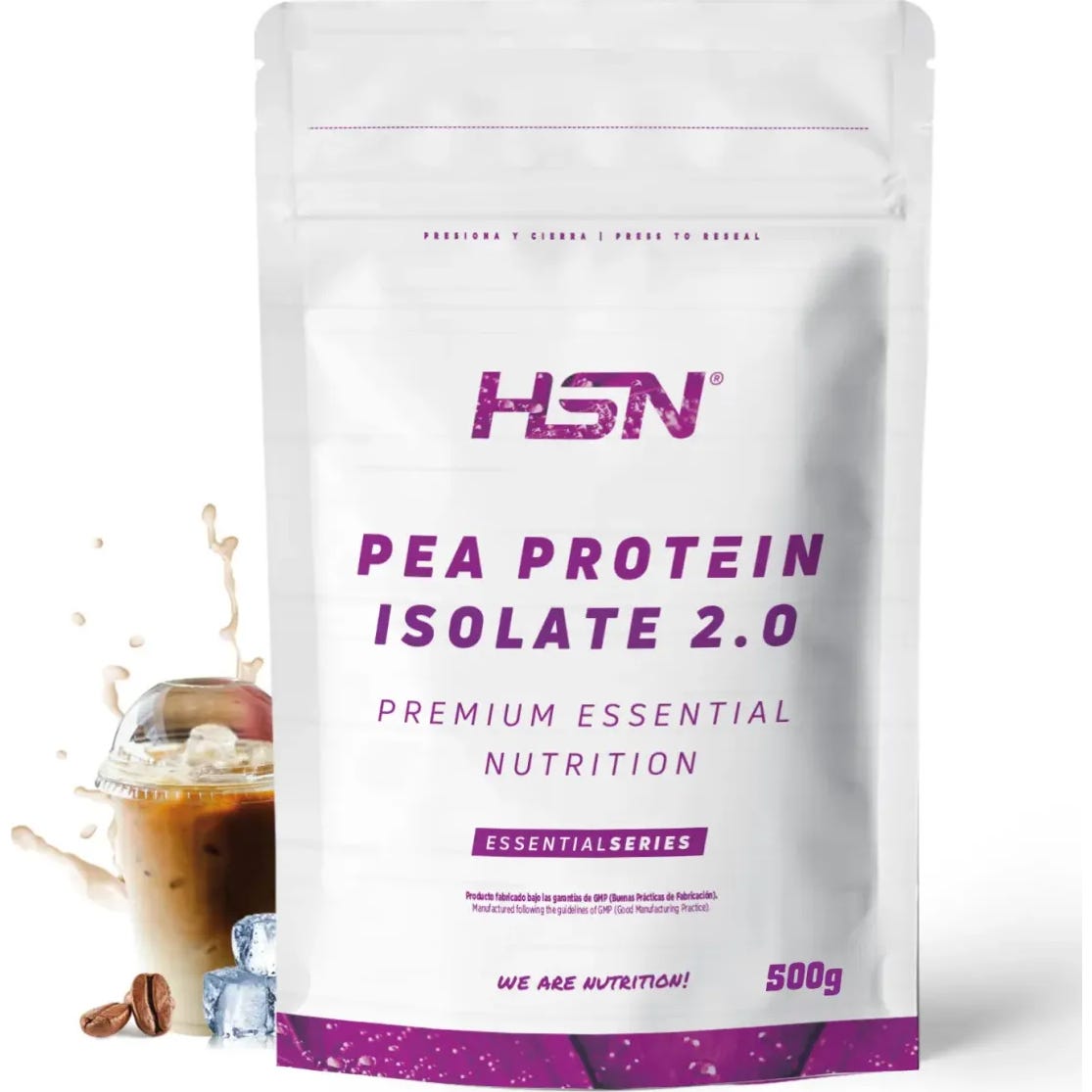 HSN Proteína de Guisante Aislada 2.0 Café Frappé 500g