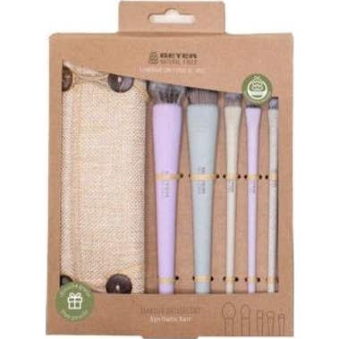 Beter Set Maquillaje Brochas Natural Fiber 5 uds
