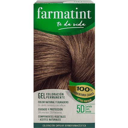 Farmatint Gel 5 D Castaño Claro Dorado 135 ml