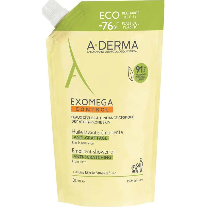A-Derma Exomega Control Eco Recarga Aceite de Ducha 500ml