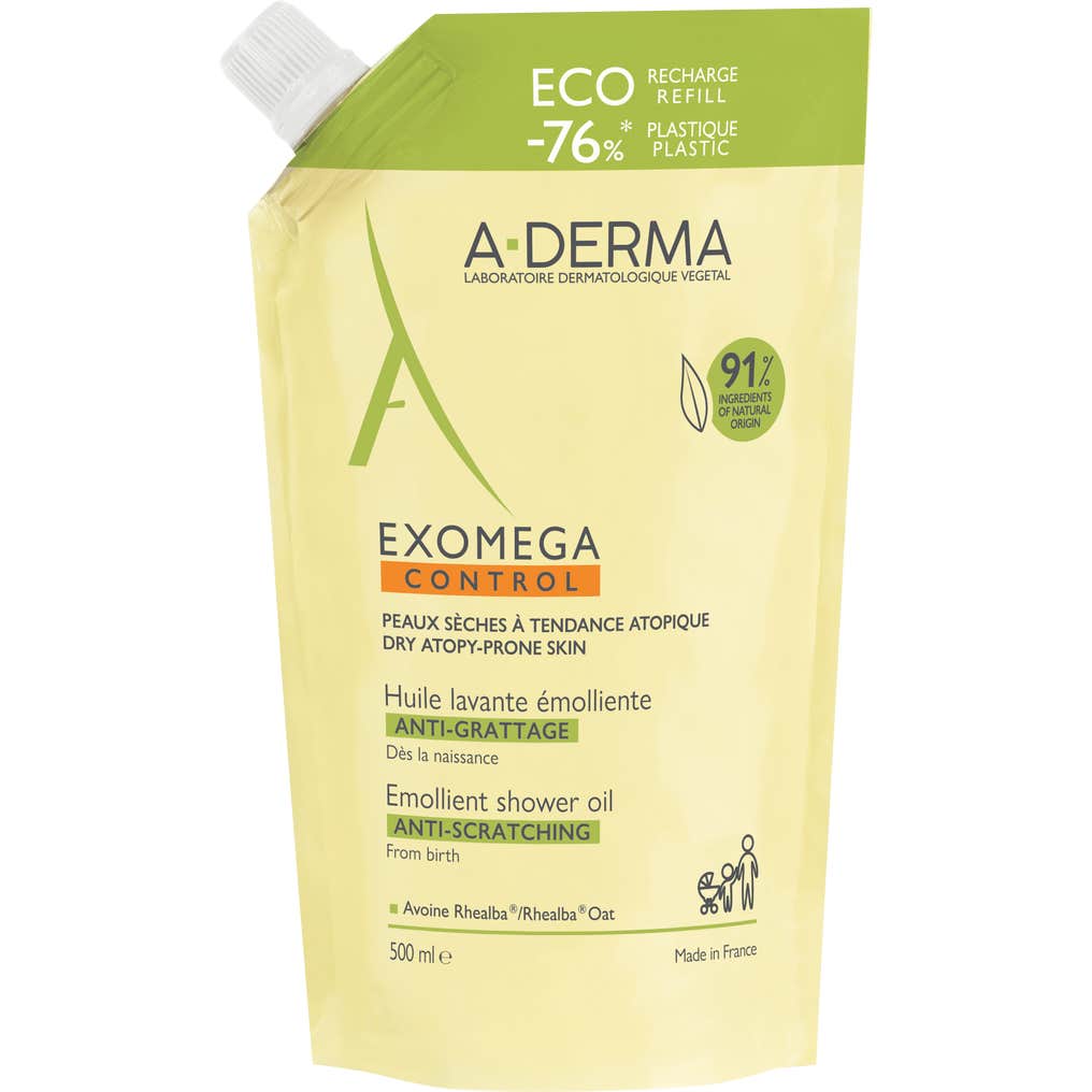 A-Derma Exomega Control Eco Recarga Aceite de Ducha 500ml