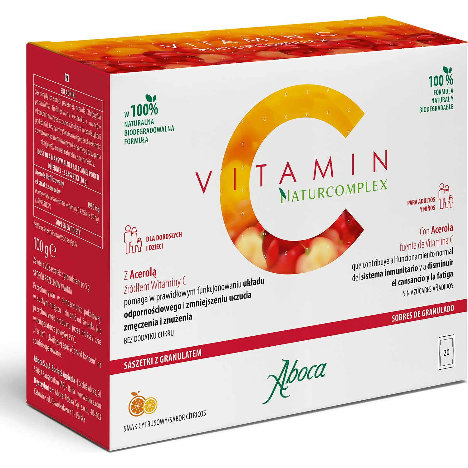Aboca Vitamin C Naturcomplex 20uds