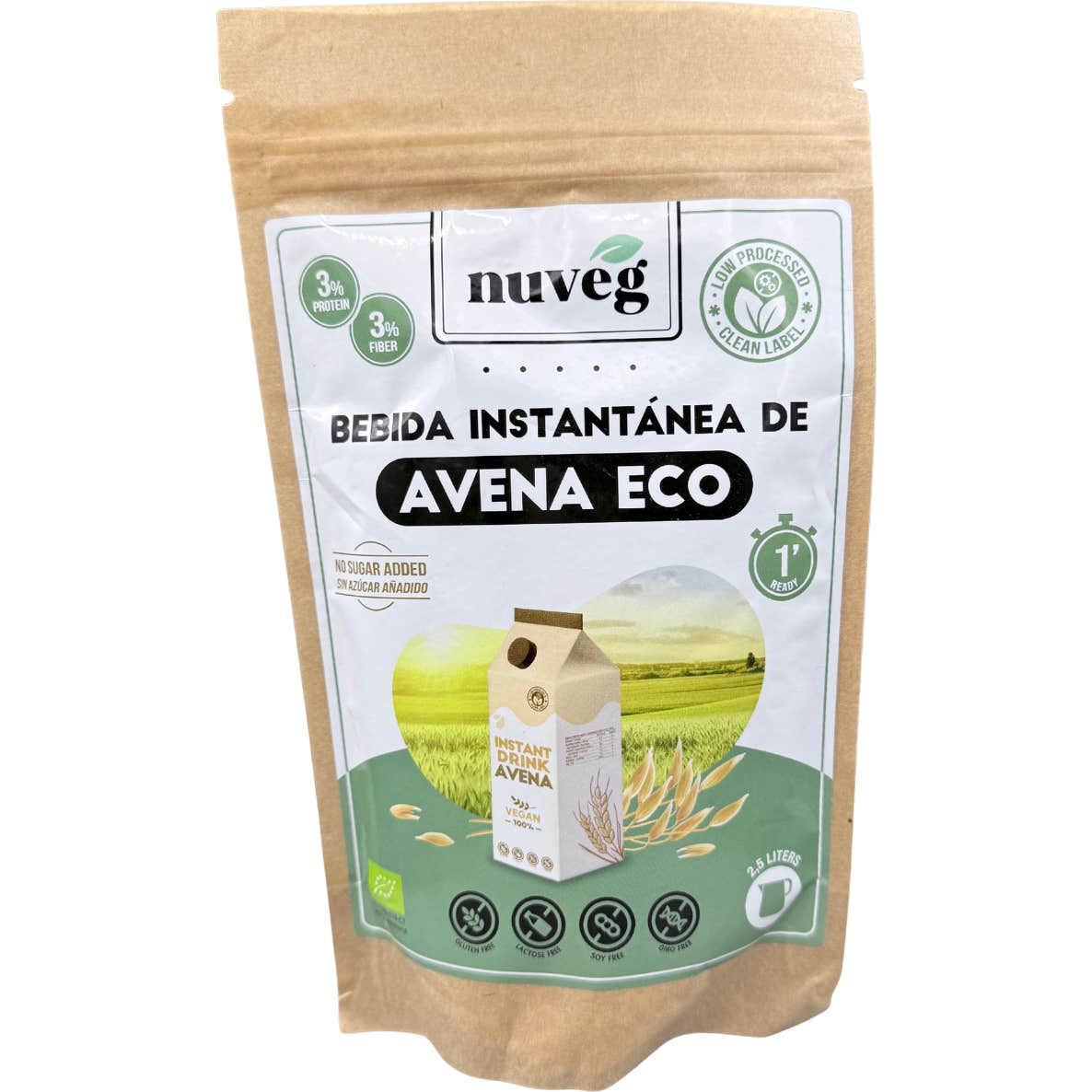 Nuveg Bebida instantánea de Avena 200 g