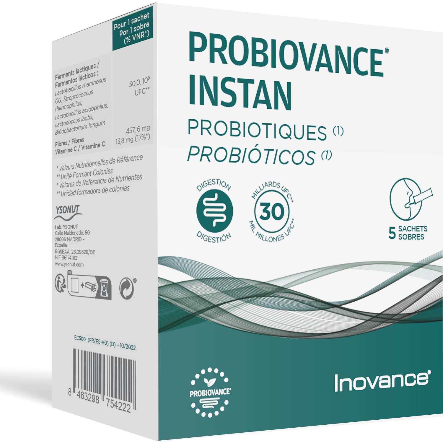 Inovance Probiovance Instan 5 sobres