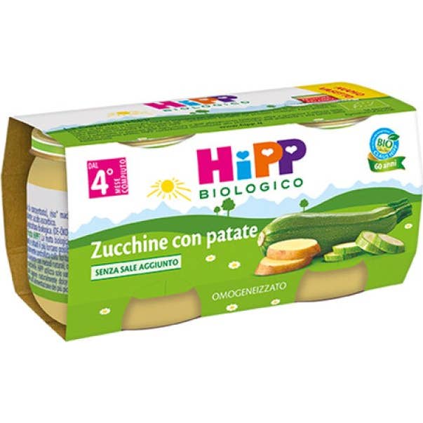 Hipp Bio Papilla Calabacín Patatas 2x80 g