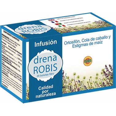 ROBIS Drena Infusión de Ortosifón, Cola de Caballo y Estigmas de Maíz 20uds