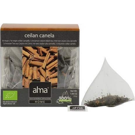 Alma Home Negro Ceilan Canela Té Eco 15 Sobres