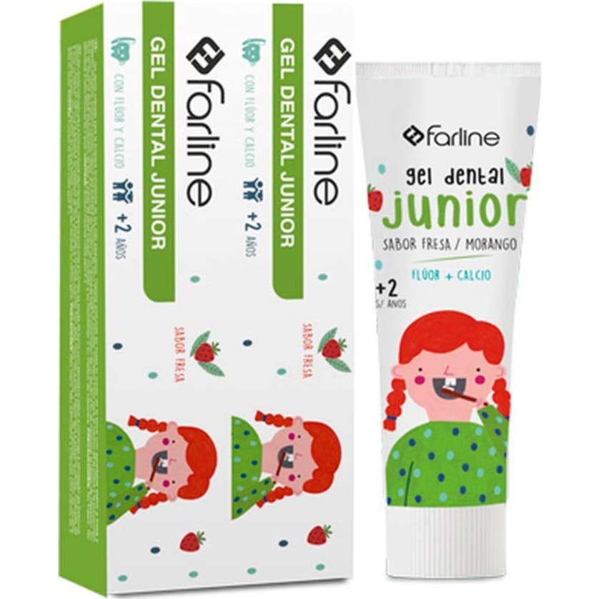 Farline Gel Dental Junior 2x75ml
