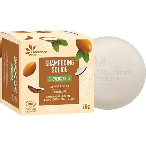 Fleurance Nature Champú Sólido Cabello Seco Coco 75 g