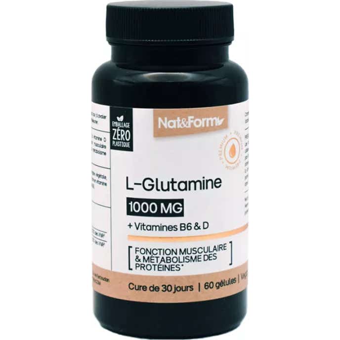 Nat&Form Nutraceutique Premium Glutamina 60 caps