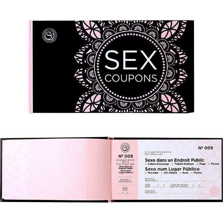 Secretplay Sex Coupons Vales de Canje Sensuales 1ud