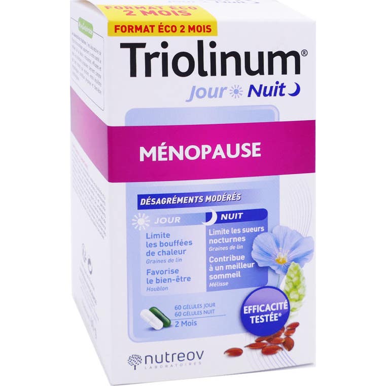 Nutreov Triolinum Día y Noche 120 glóbulos