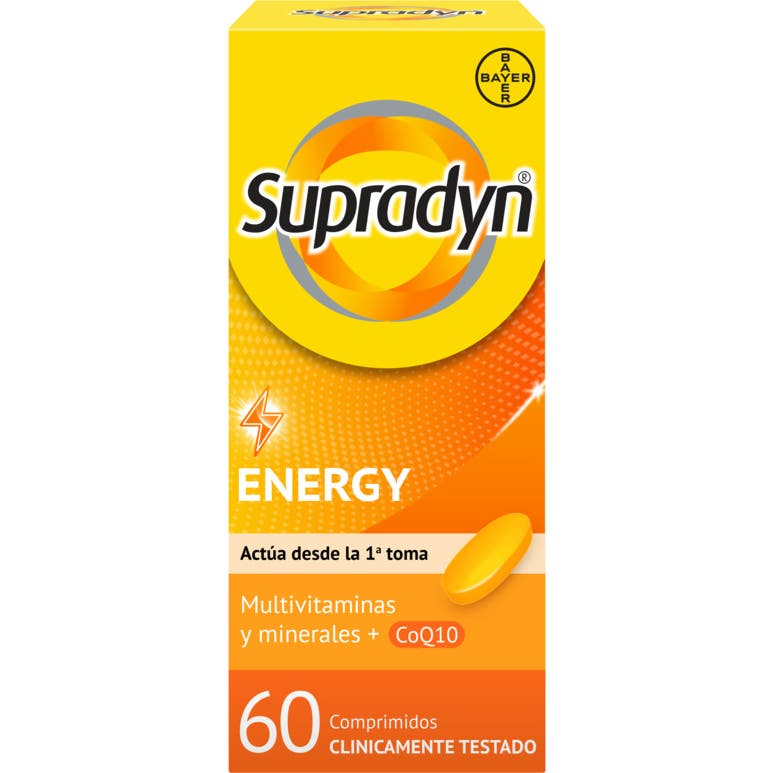 Supradyn Energy Vitaminas Minerales Energía y Vitalidad 60 Comprimidos