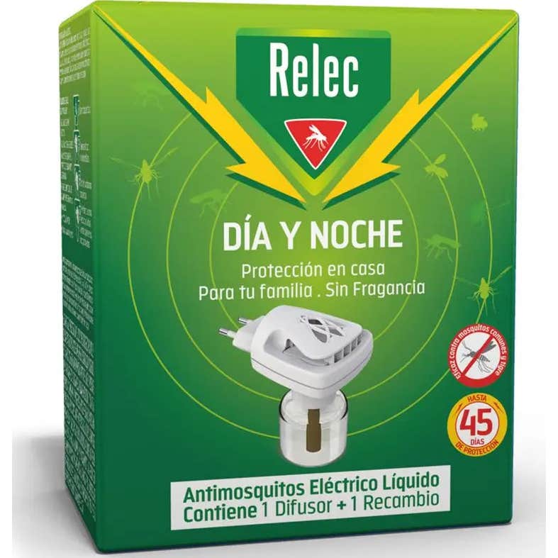Relec Día y Noche Antimosquitos Difusor Eléctrico + Recambio
