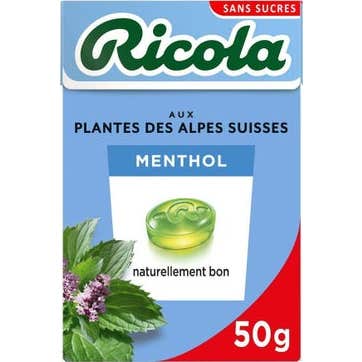 Ricola Caramelo Plantas Suizas Mentol 50 g