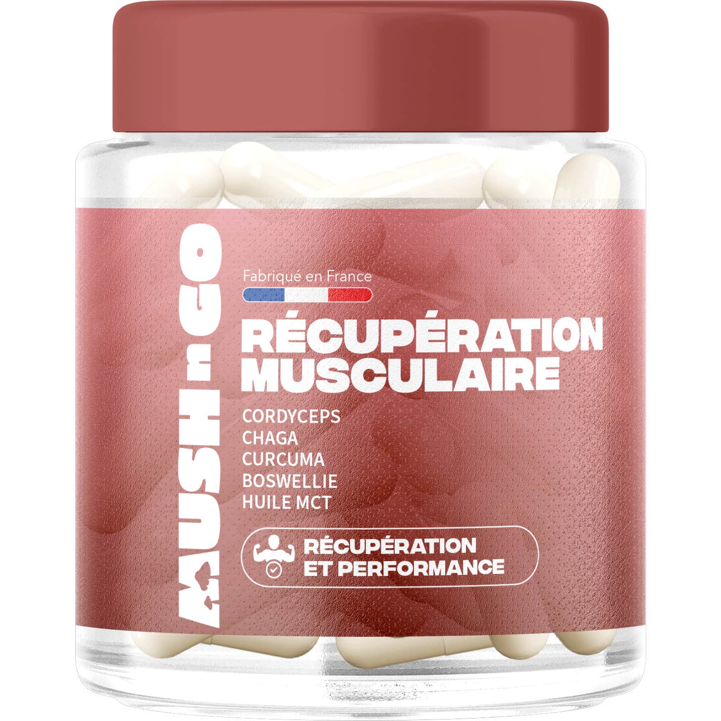 MushNGo Recuperación Muscular Cura Hongos Adaptógenos 30 Cápsulas de Mush N Go | Natural Doctor