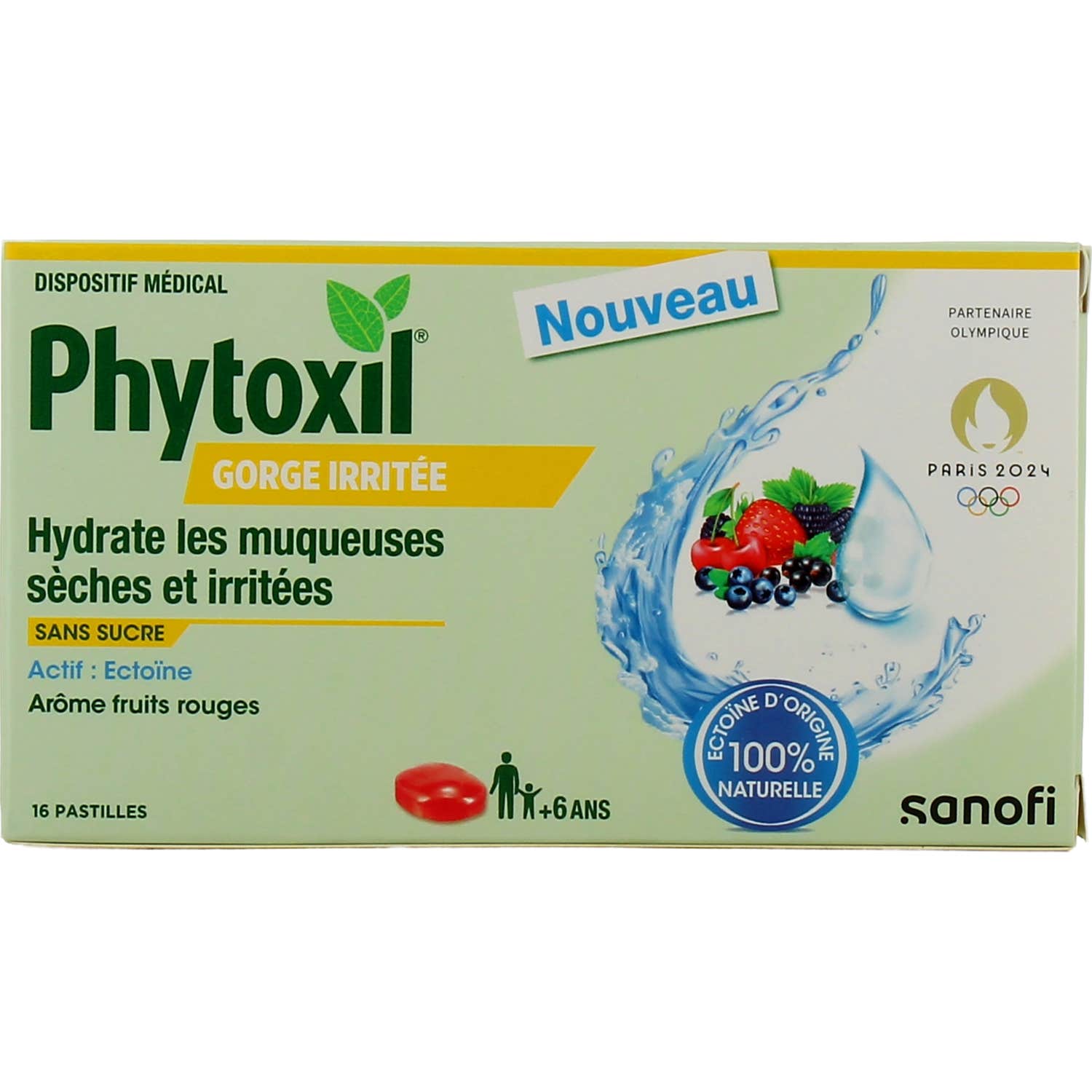 Phytoxil Pastillas Garganta Irritada Frutos Rojos +6 Años 16comp