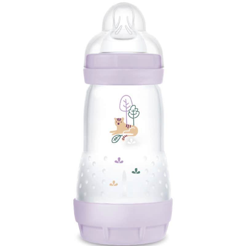 Mam Easy Start Nature Biberón Tetina Flujo 2 Lila 260ml 1ud
