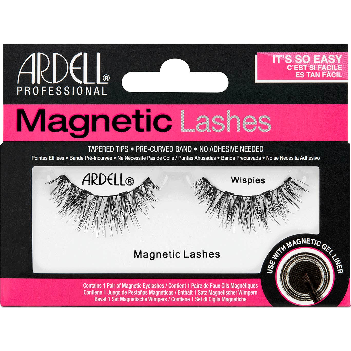 Ardell Magnetic Lashes Liner Lash Wispies Pestañas Postiz 1 par