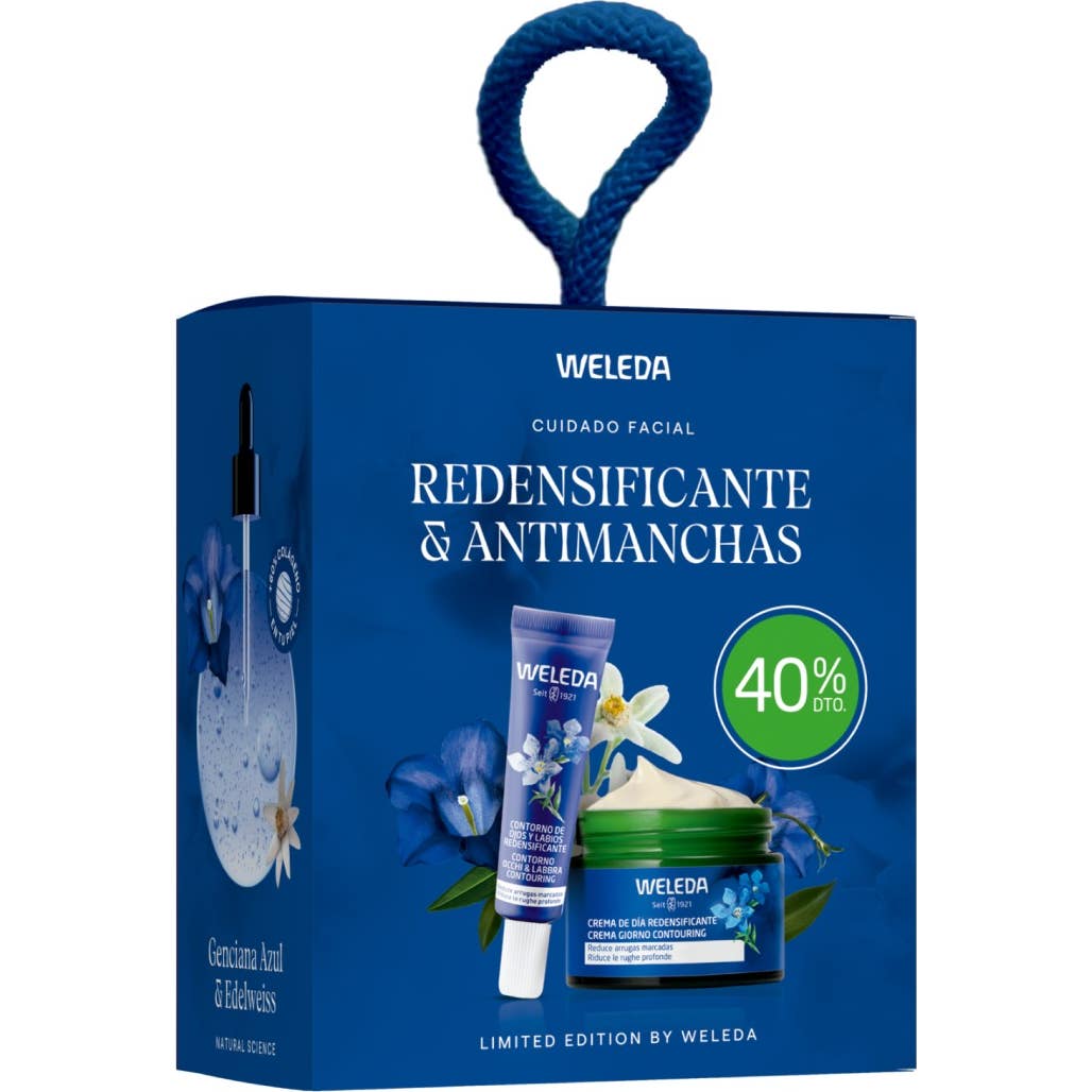 Weleda Cofre Genciana Redensificante y Antimanchas Crema de día + Contorno de Ojos