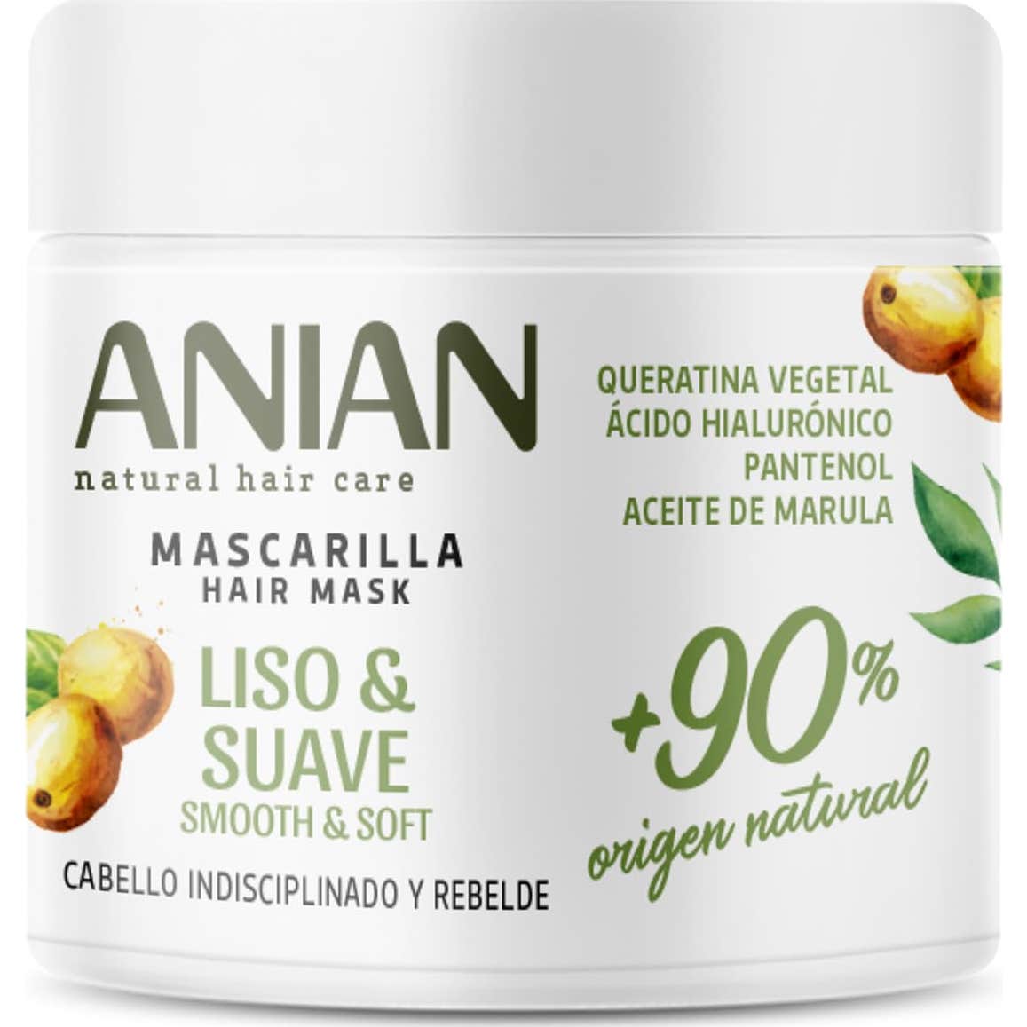 Anian Liso & Suave Mascarilla Queratina Vegetal 350 ml