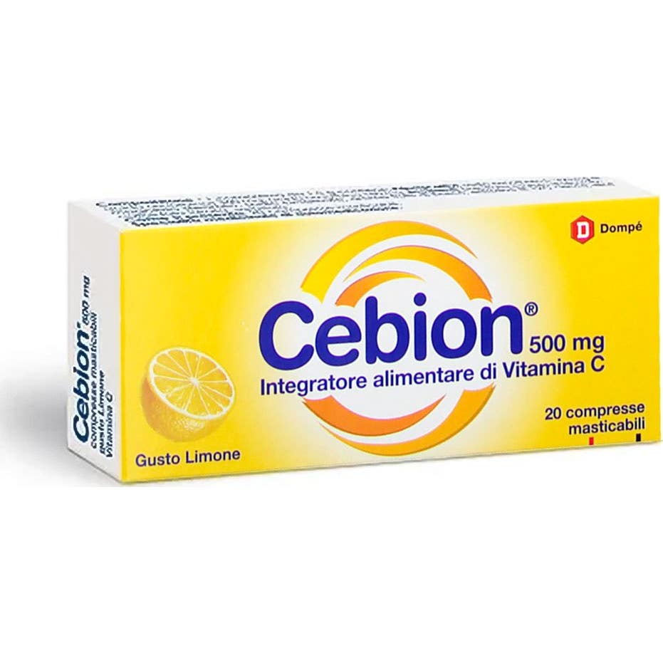 Mástil Cebion Vitamina Limón C 20 comp de DOMPE' FARMACEUTICI | Natural Doctor