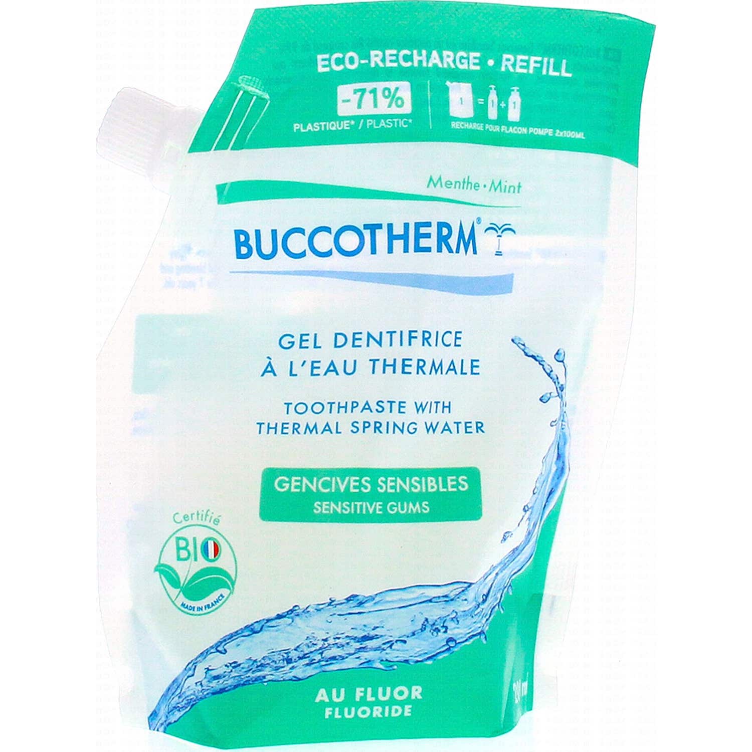 Buccotherm Gel Dentífrico Bio Encías Sensibles Menta 200ml
