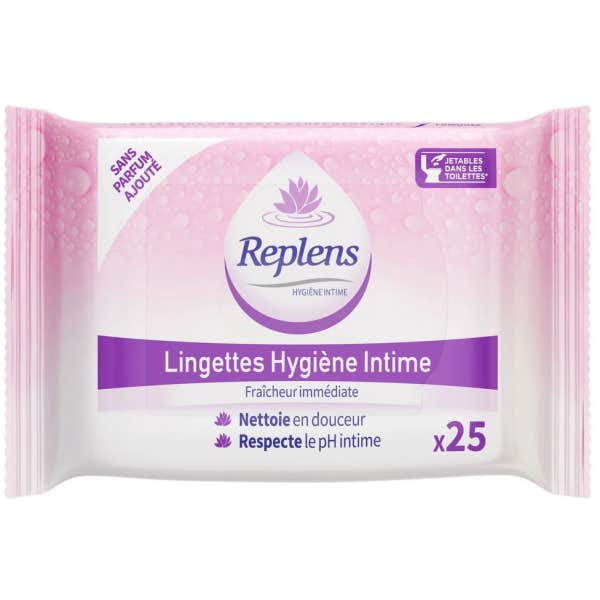 Replens Toallitas Higiene Íntima 25 uds
