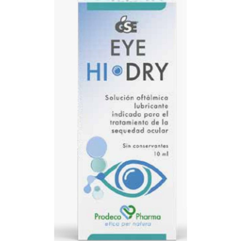 Gse Eye Hi-Dry Solución Oftálmica Lubricante 10ml