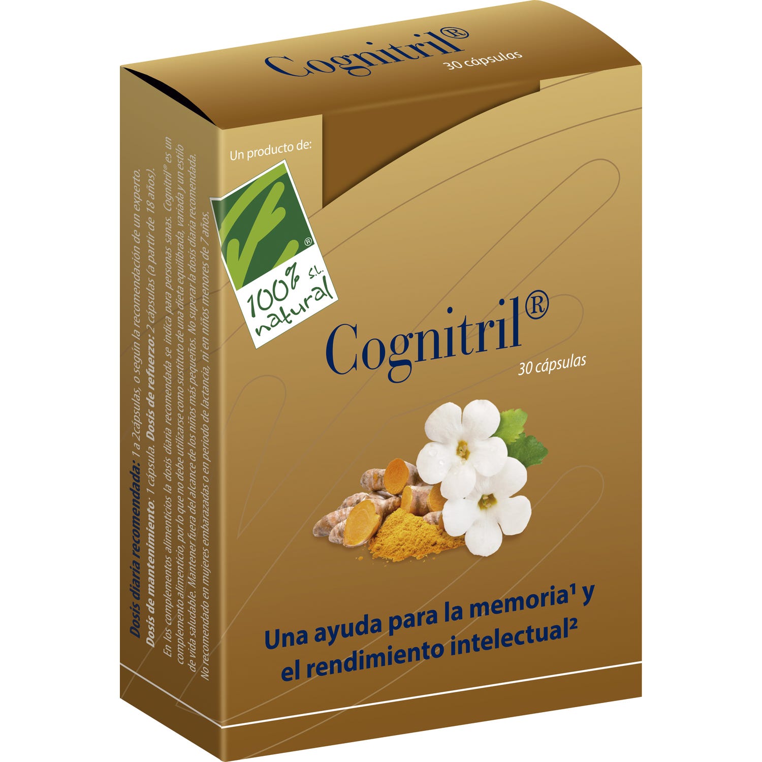 100% Natural Cognitril 30 cápsulas