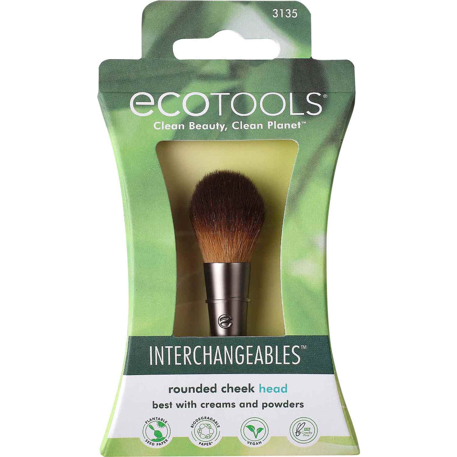 Ecotools Interchangeables Rounded Cheek Head 1ud