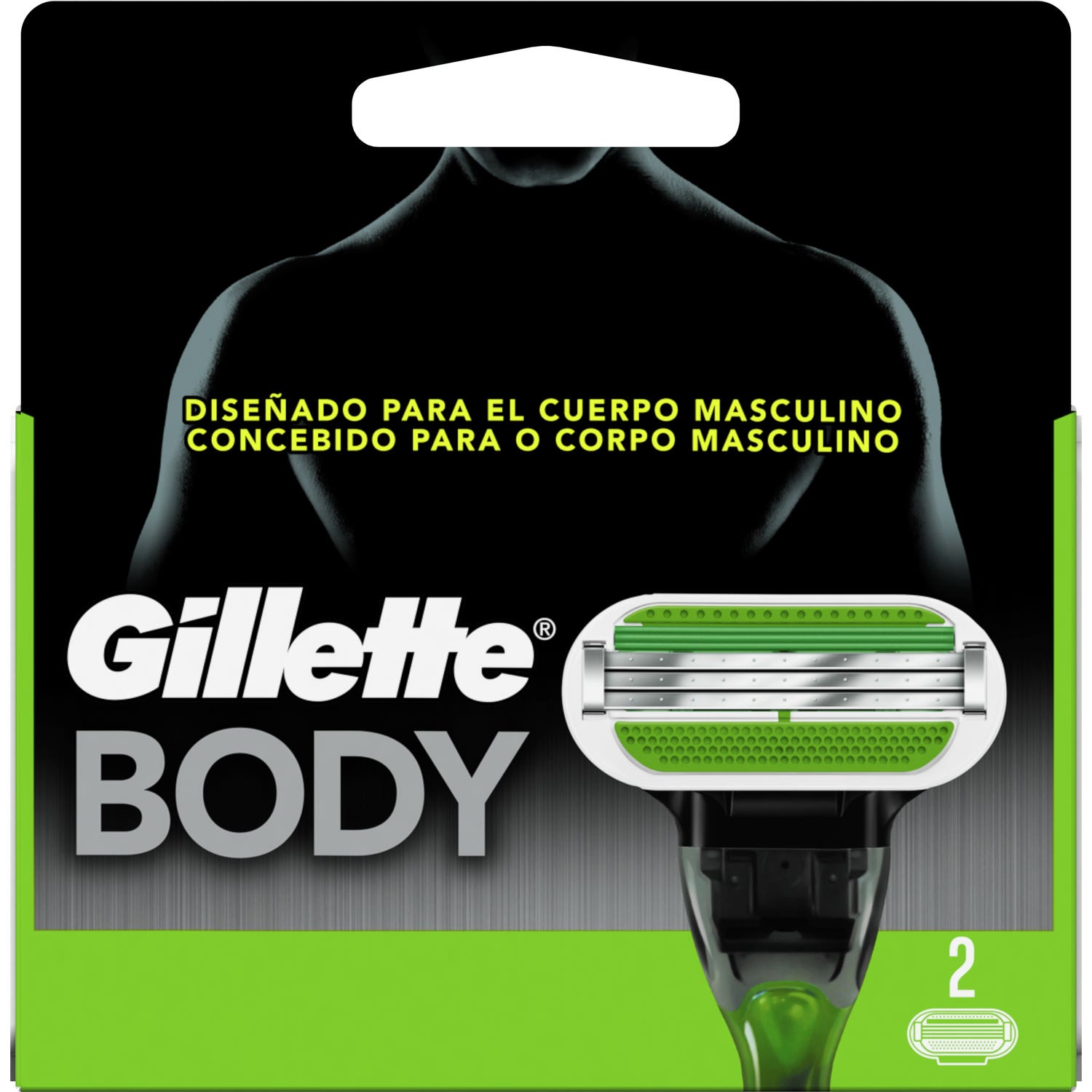 Gillette Body Hombre Recambio 2uds