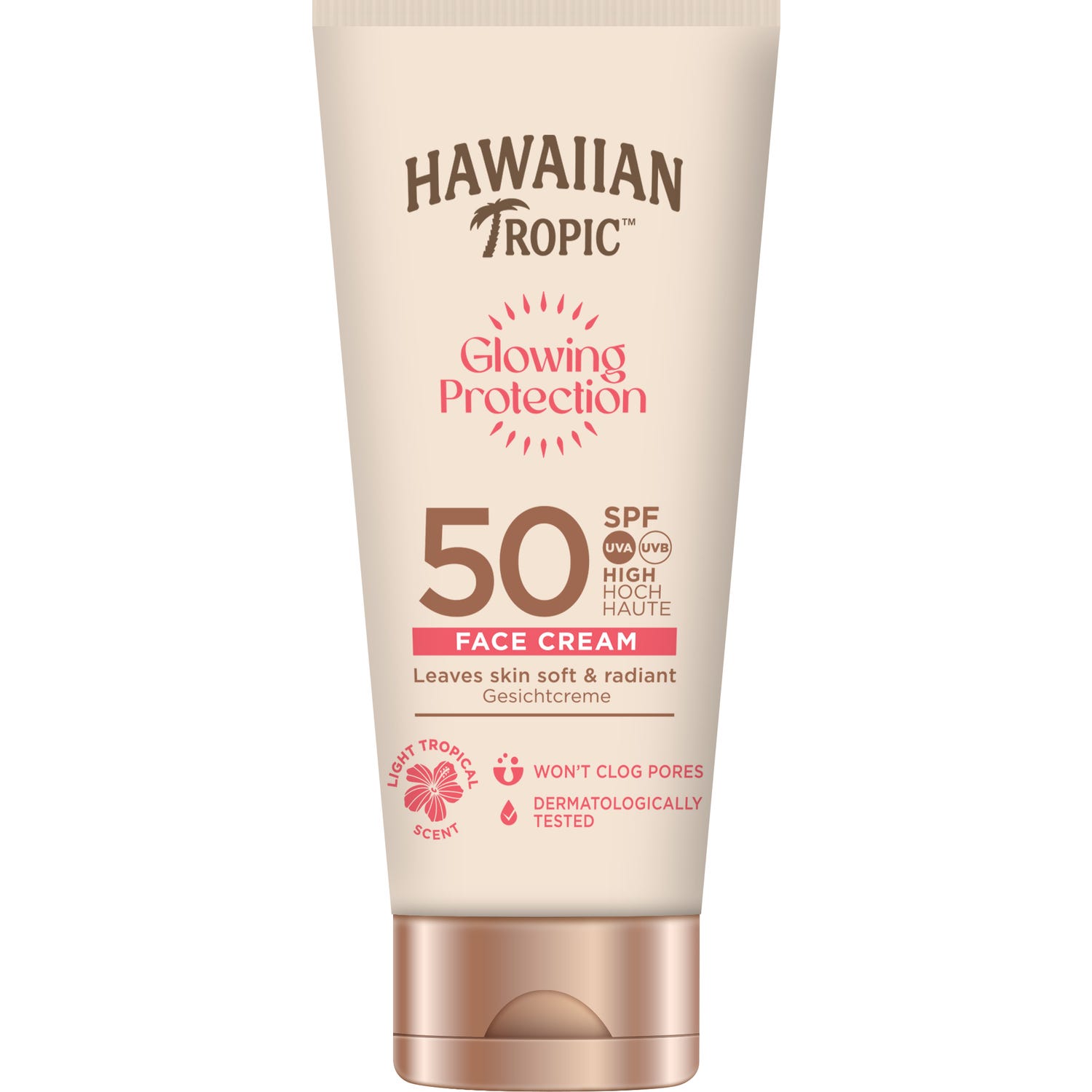 Hawaiian Tropic Loción Facial Glowing Protection Spf50 50ml