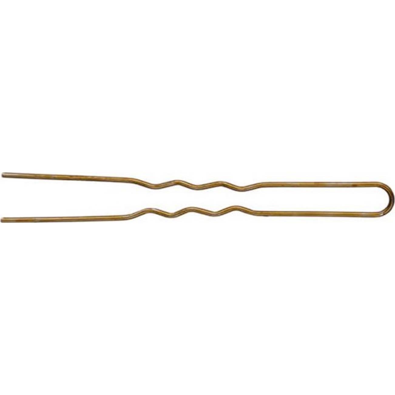 Eurostil Horquillas Negro Moño Onduladas 75mm 150uds