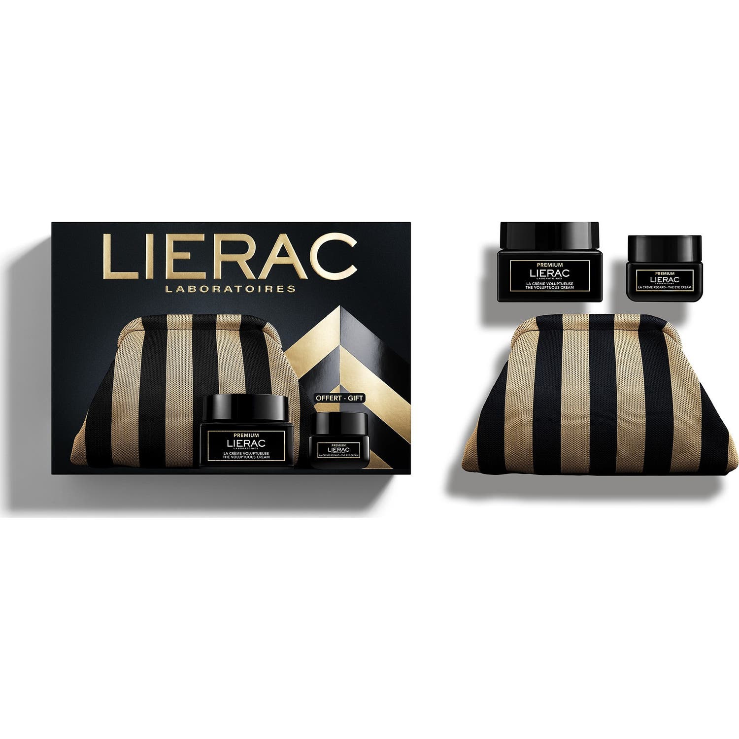 Lierac Pack Premium Crema Voluptuosa 50ml + Contorno Ojos 20ml + Neceser