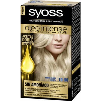 Syoss Oleo Intense N°10.50 Rubio Claro Ceniza 1ud