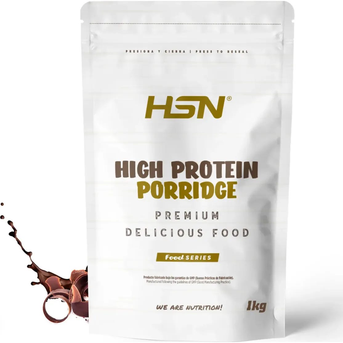 HSN Gachas de Avena Proteicas Chocolate 1kg | Natural Doctor