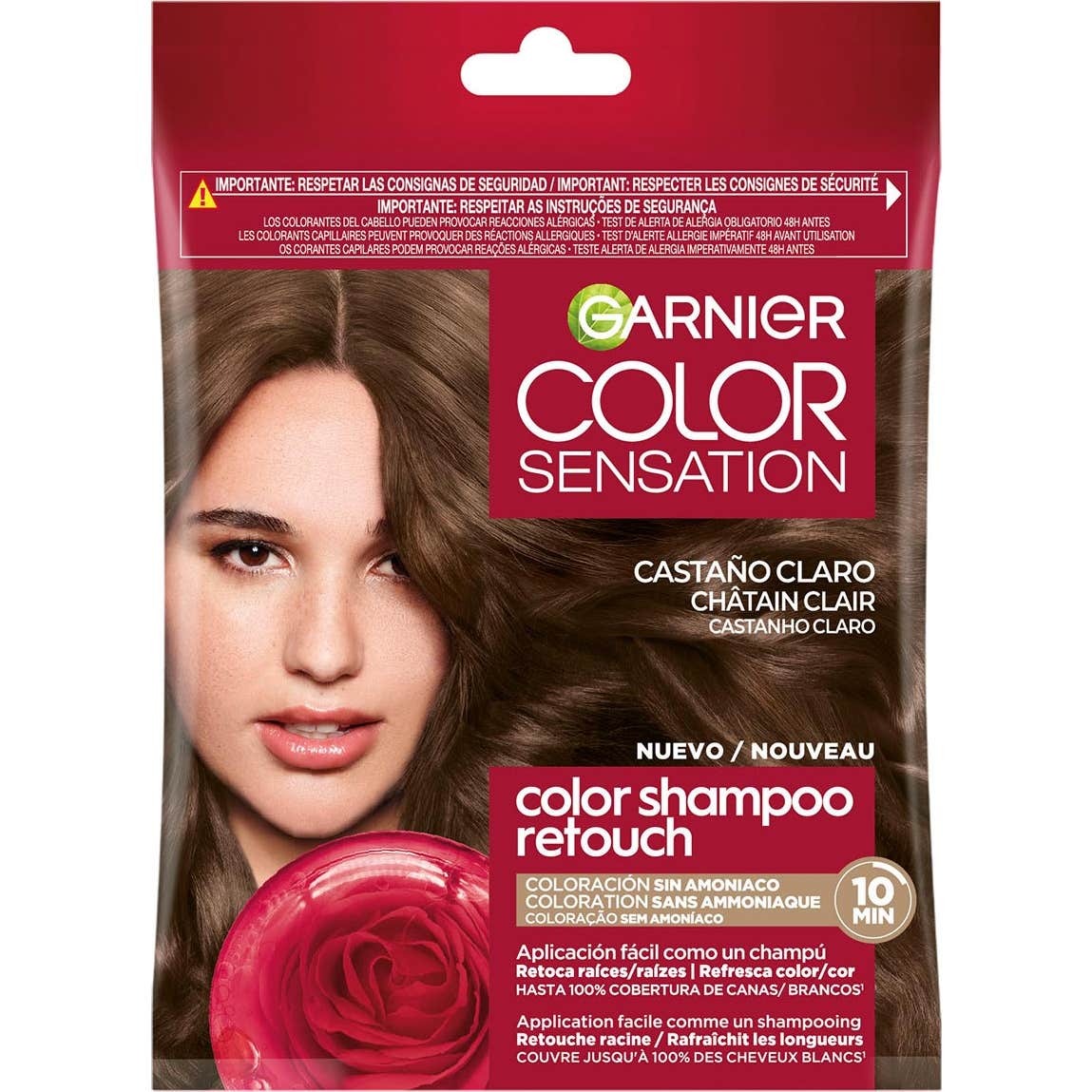 Garnier Color Sensation Color Shampoo Retouch 5.0 Light Brown 1ud
