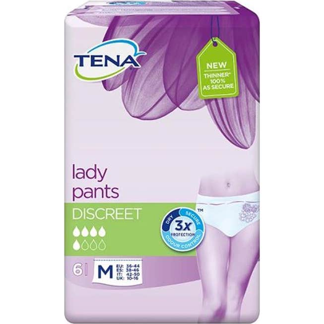 Tena Lady Pants Discreet Talla M 6uds