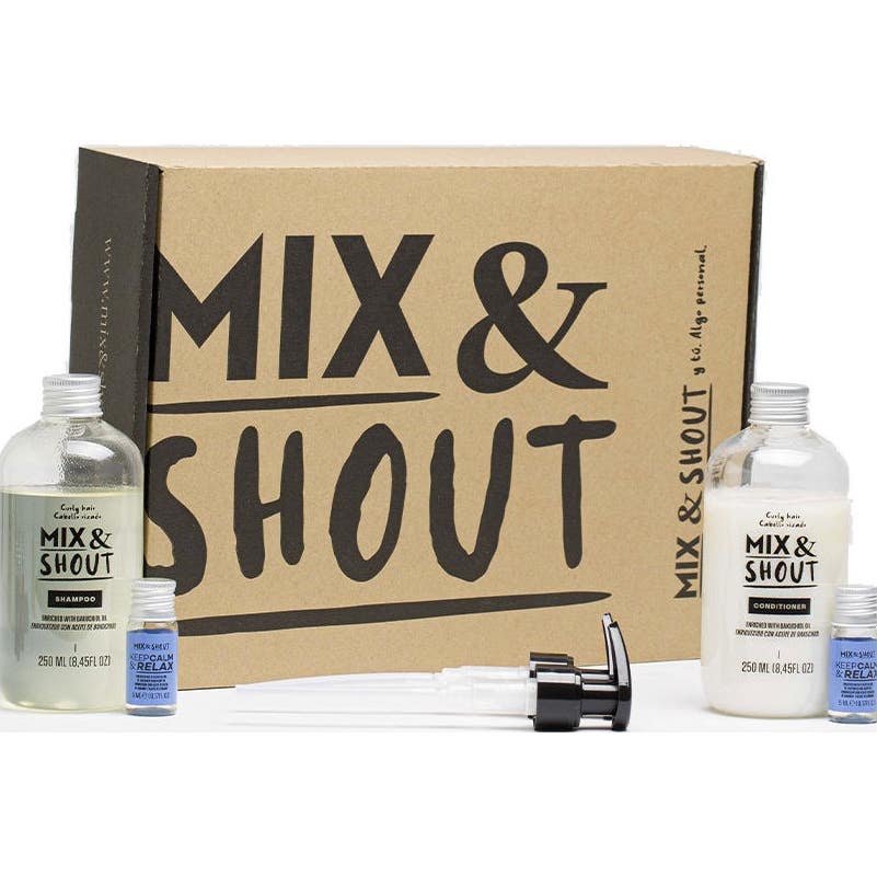 Mix & Shout Rutina Rizado Calmante Set 4uds