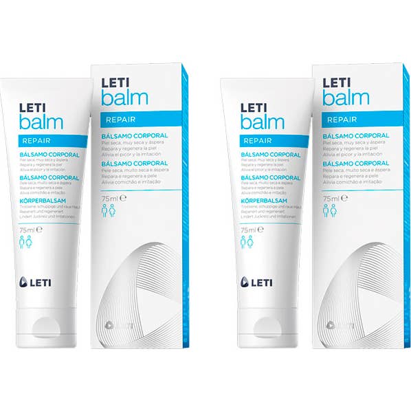 LetiBalm Repair Bálsamo Corporal 2x75 ml