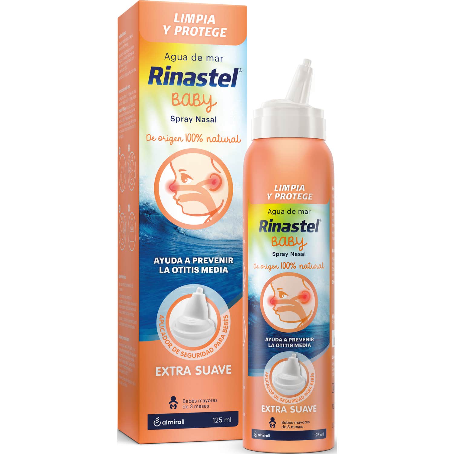 Rinastel Baby Spray Nasal Agua de Mar 125ml